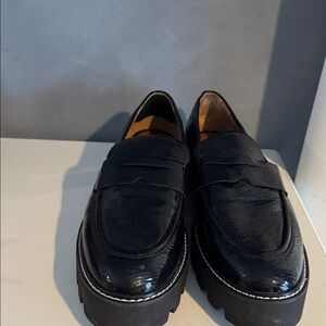 Black Leather Loafers